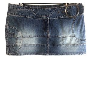 MOTO Jean Skirt